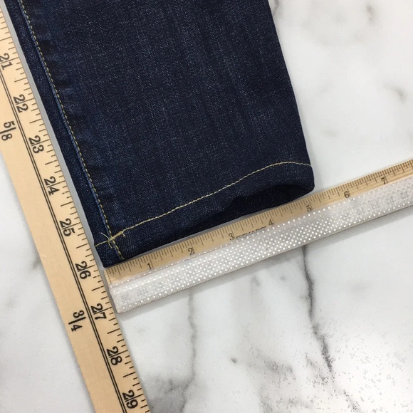 Cabi Skinny Jeans Dark Wash Button Fly High Rise - Picture 7 of 11